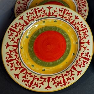 Target Home American Simplicity Villa heavy ceramic 11"‎ plates 2